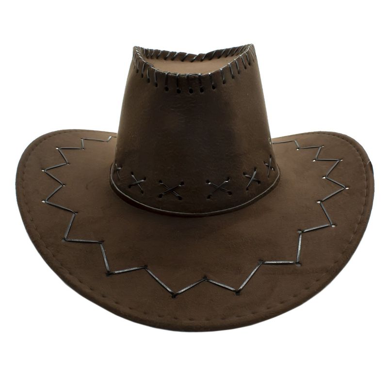 GENERICO - SOMBRERO VAQUERO CAF? OSCURO X1 UNI