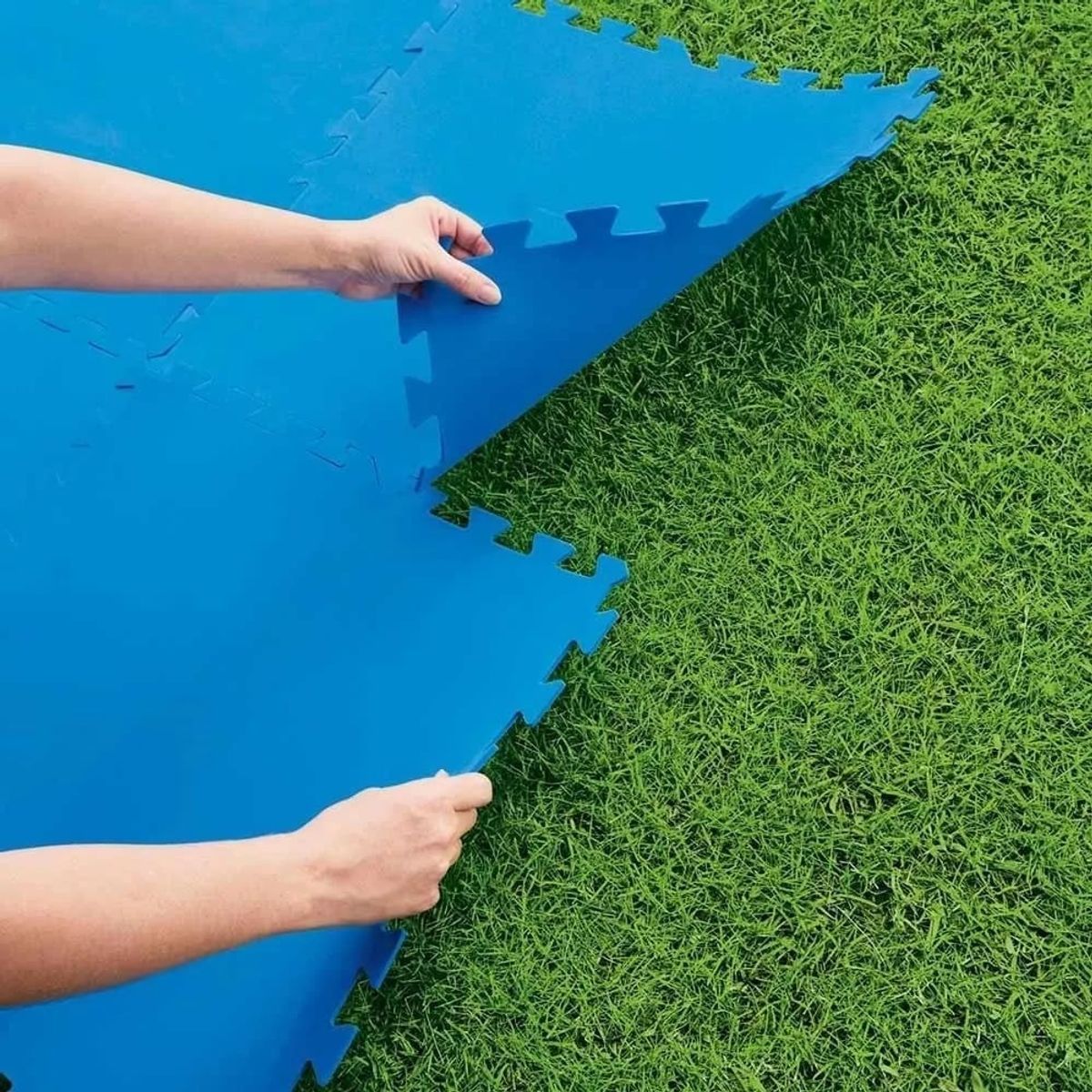 BESTWAY - Protector De Goma Para Piscina 225mts Bestway Color Azul