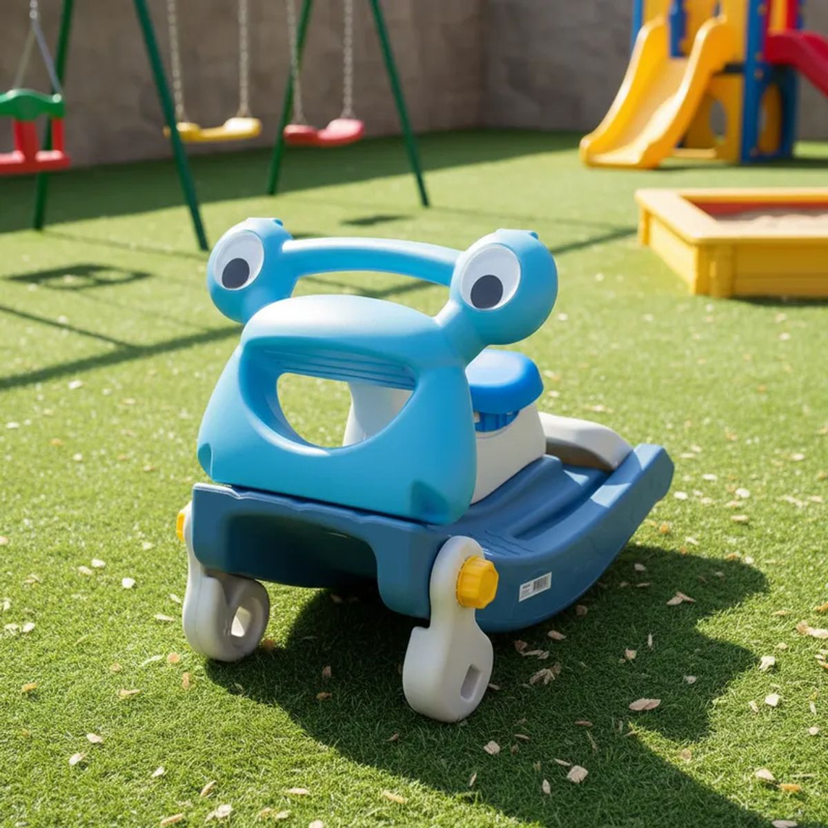 BEBESIT - Balancin Resbalin Tobogan 2en1 Azul