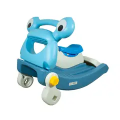 BEBESIT - Balancin Resbalin Tobogan 2en1 Azul