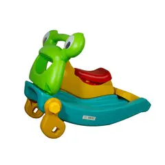BEBESIT - Balancin Resbalin Tobogan 2en1 Verde
