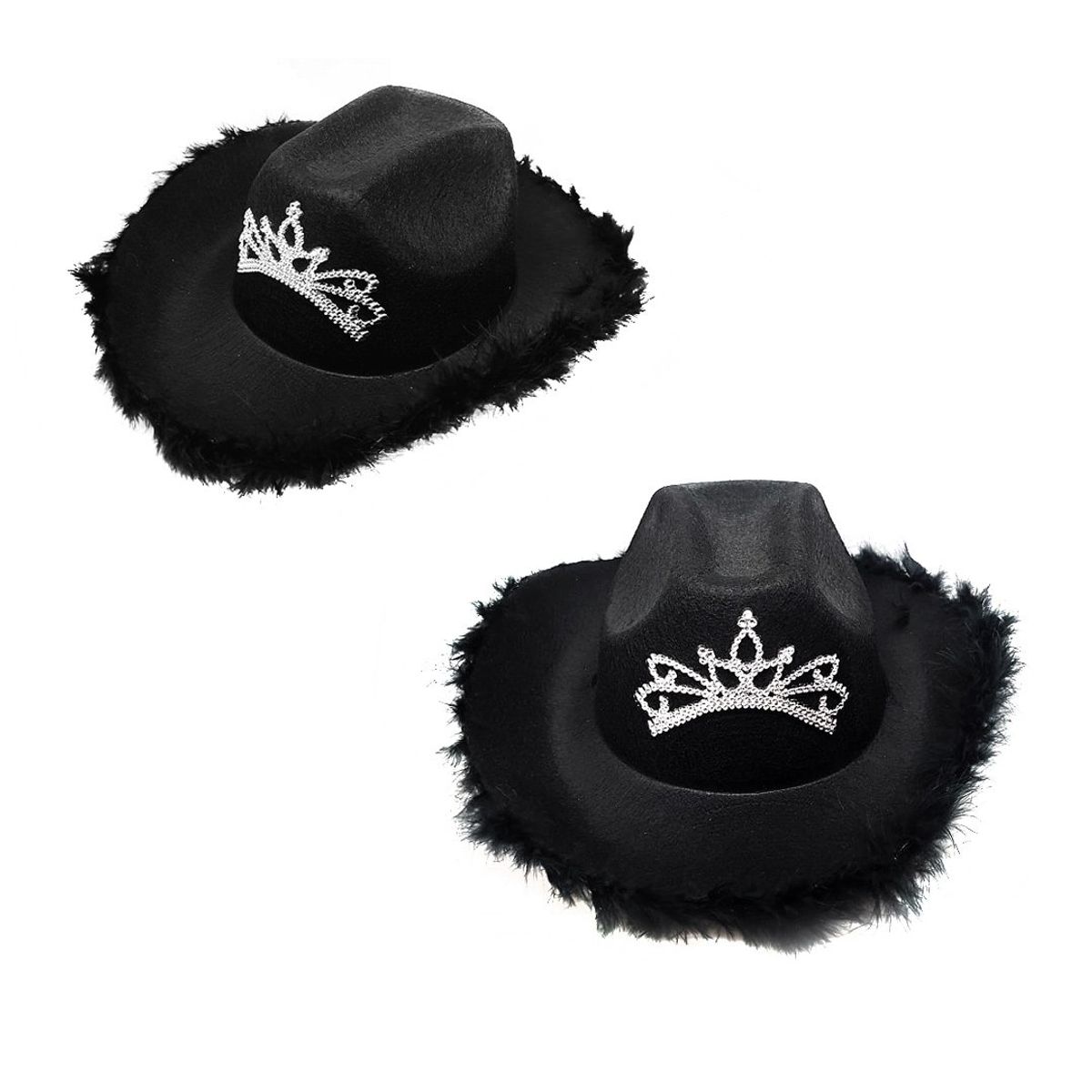 GENERICO - SOMBRERO VAQUERO CORONA NEGRO XUNI