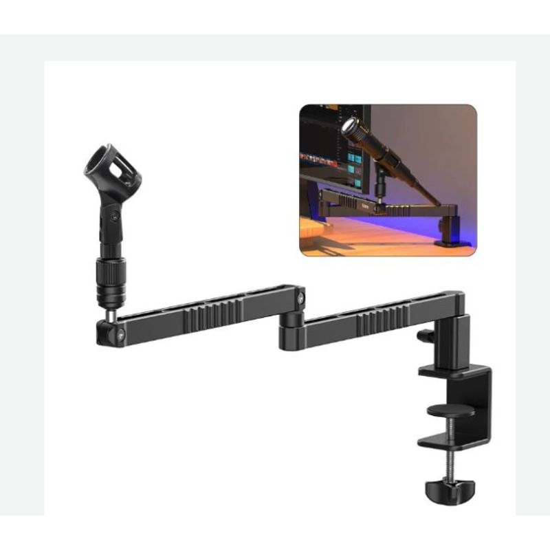 ULANZI - BRAZO PARA MICRÓFONO PERFIL BAJO ULANZI LS26 GIRATORIO 360°