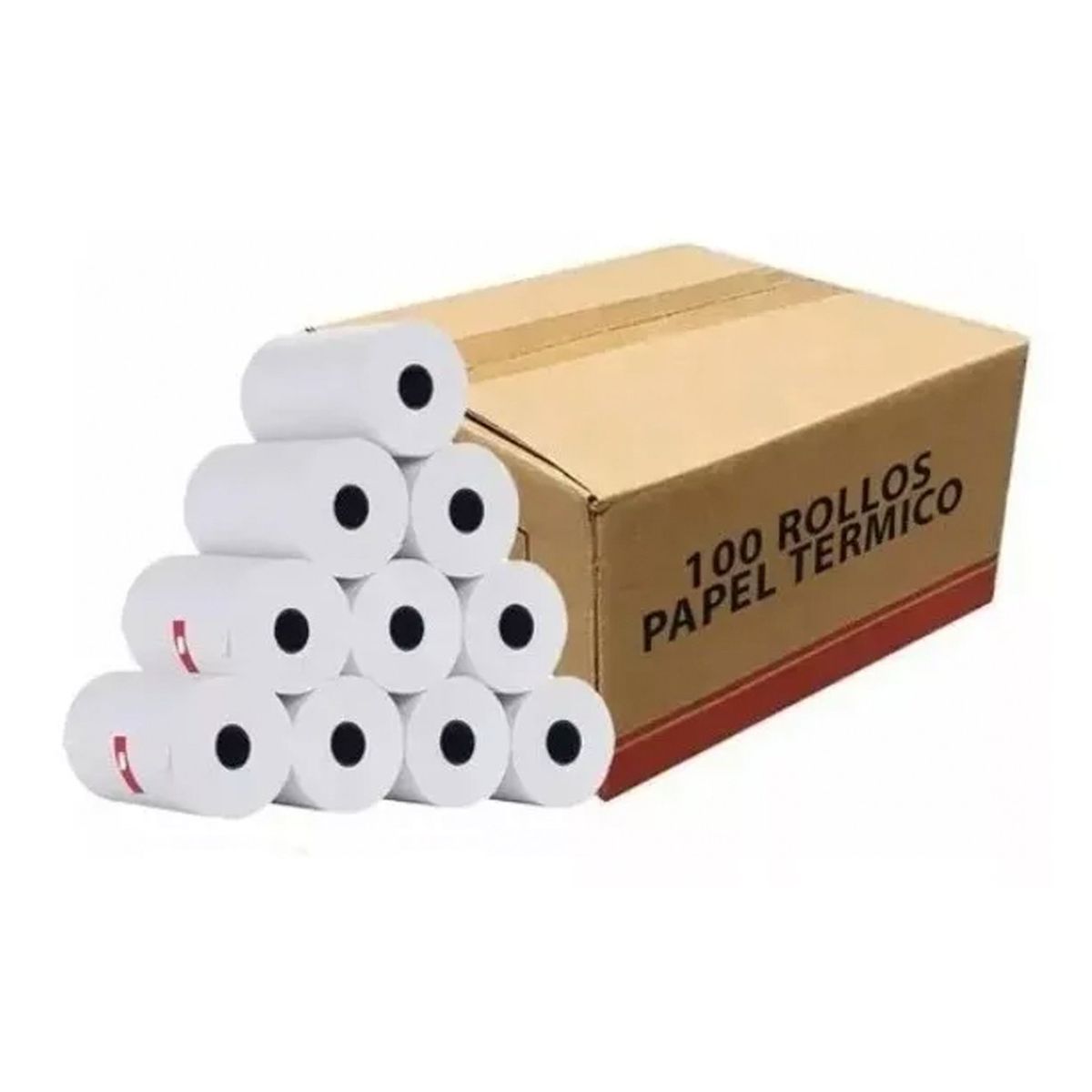 GENERICO - 10 Rollos De Papel Térmico 58 mm Para Mini Impresora