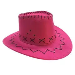 GENERICO - SOMBRERO VAQUERO NI?O FUCSIA X1 UNI