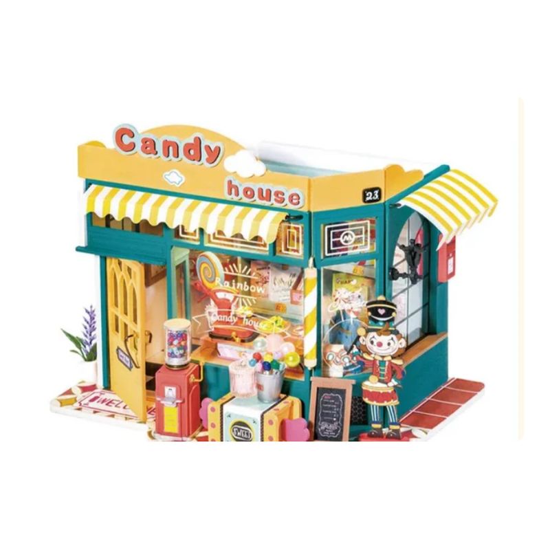 GENERICO - Rolife DIY Miniature House - Casa de Caramelo Arcoíris