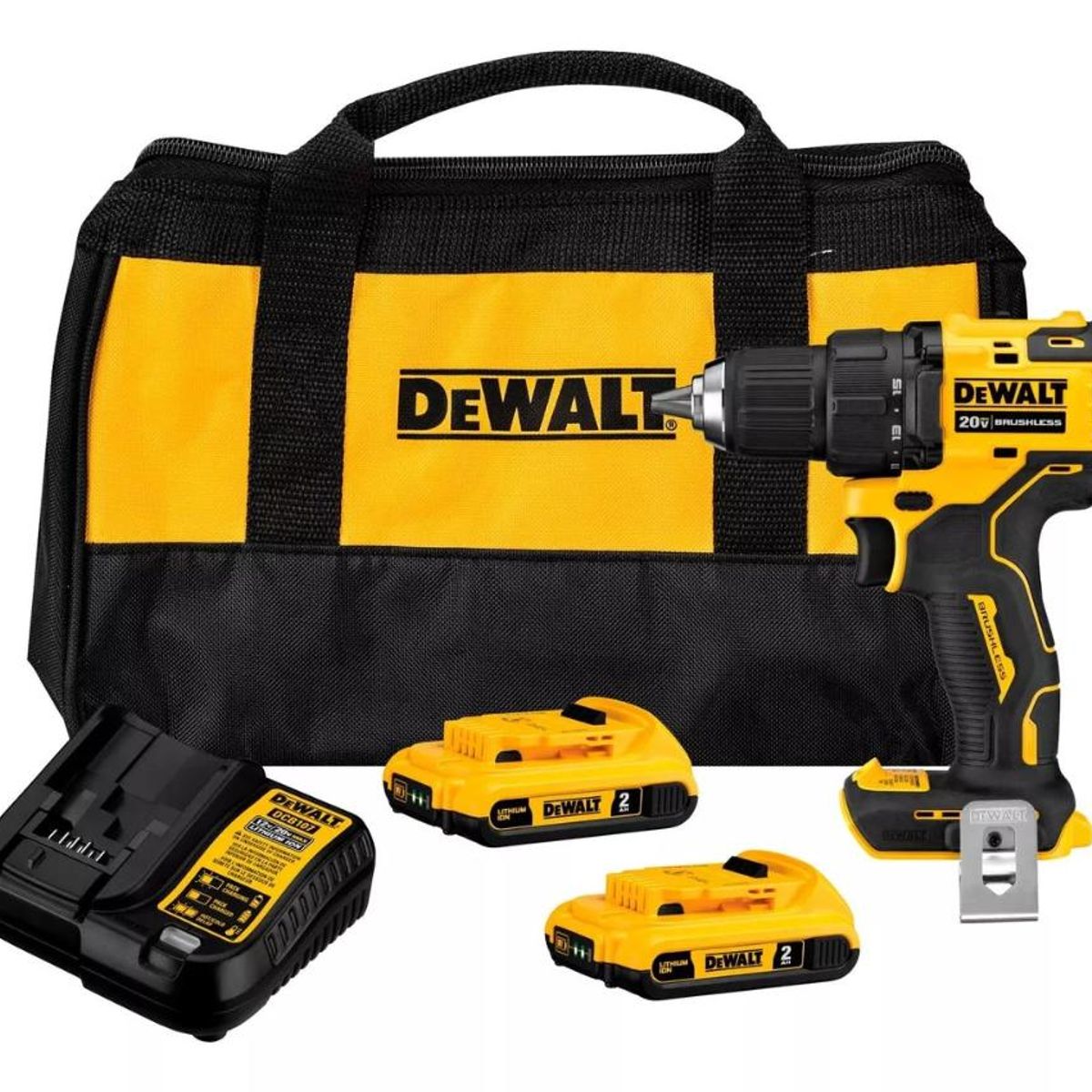 DEWALT - Taladro Atornillador Dewalt Dcd708d2-b2 Atomic 20v 12
