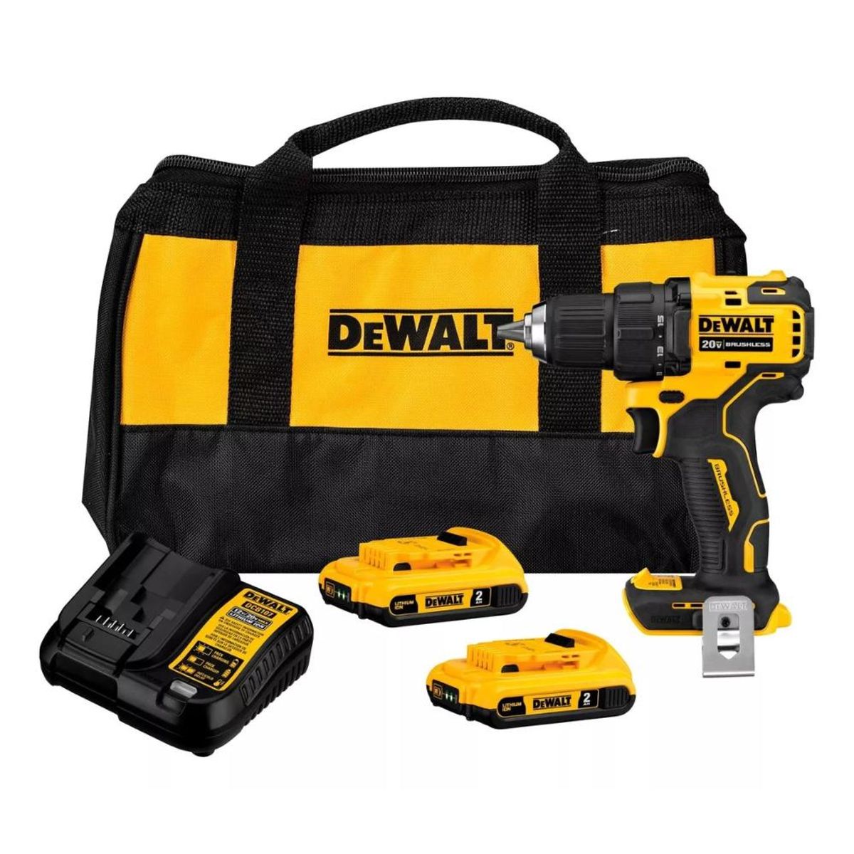 DEWALT - Taladro Atornillador Dewalt Dcd708d2-b2 Atomic 20v 12