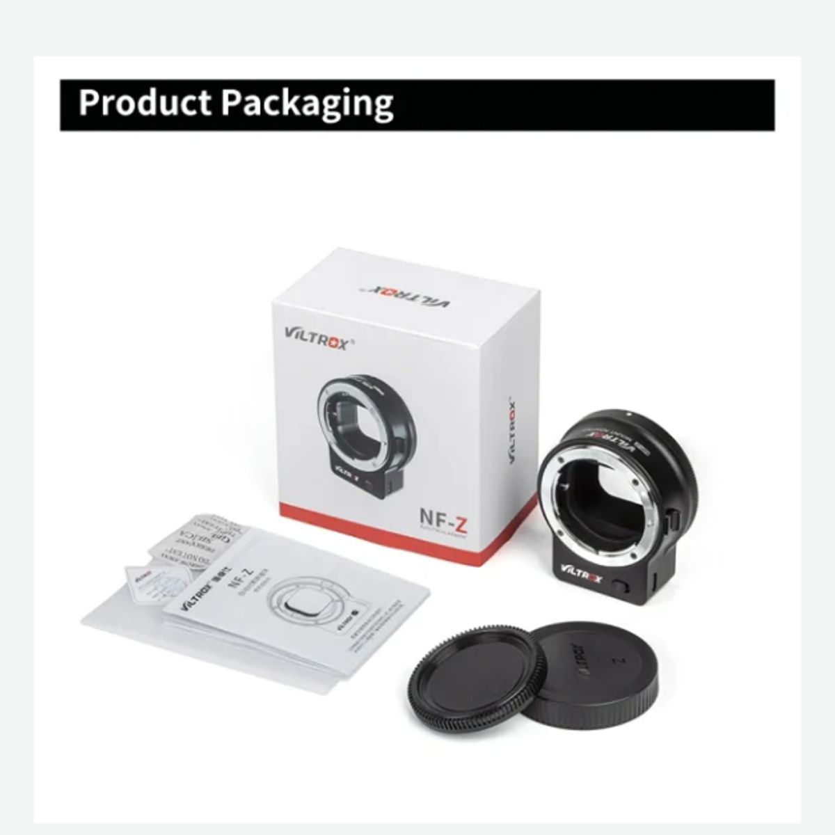 GENERICO - ADAPTADOR VILTROX NF-Z AUTOFOCO LENTES NIKON F A NIKON Z