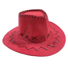 GENERICO - SOMBRERO VAQUERO ROJO X1 UNI