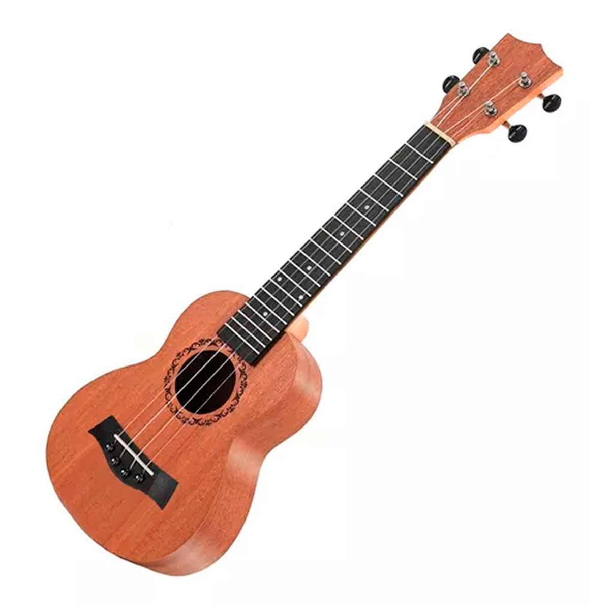 ESHOPANGIE - Ukelele Acústico Soprano 23 Pulgadas Con Funda