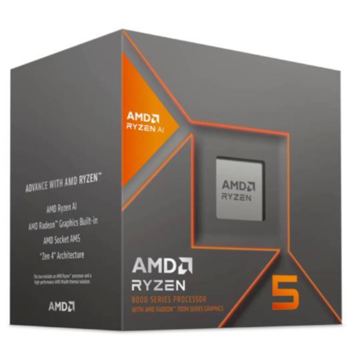 AMD CORP - CPU AMD - Socket AM5 - Ryzen 5 8600G - 4.3 GHZ - 6 Core