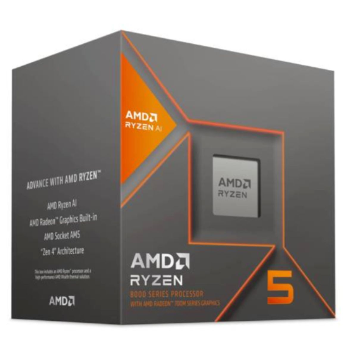 AMD CORP - CPU AMD - Socket AM5 - Ryzen 5 8600G - 4.3 GHZ - 6 Core