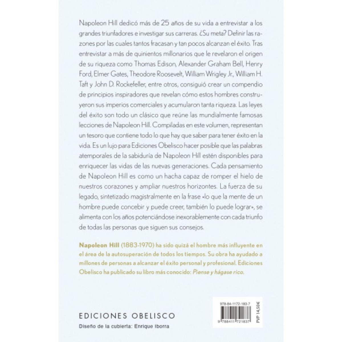 EDICIONES OBELISCO - Las leyes del éxito - Napoleón Hill