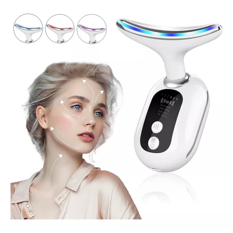 KUANGYE - Masajeador Reductor De Papada Facial Cuello Antiarrugas