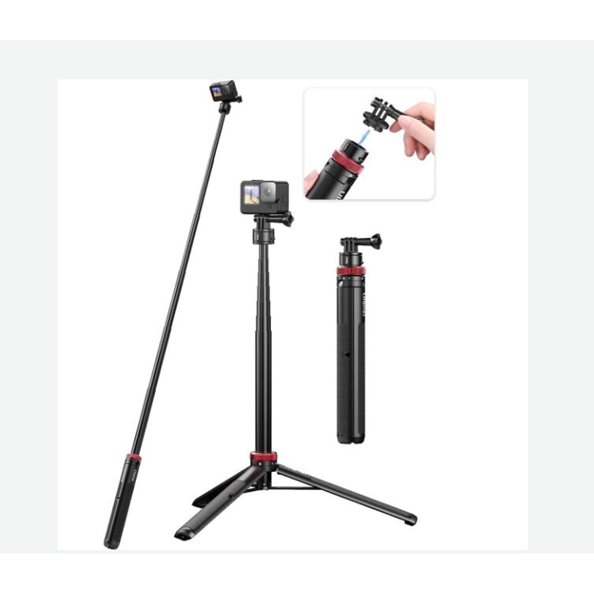 ULANZI - TRÍPODE MONÓPODO ULANZI GO QUICK II DE 1,4 M PARA GOPRO