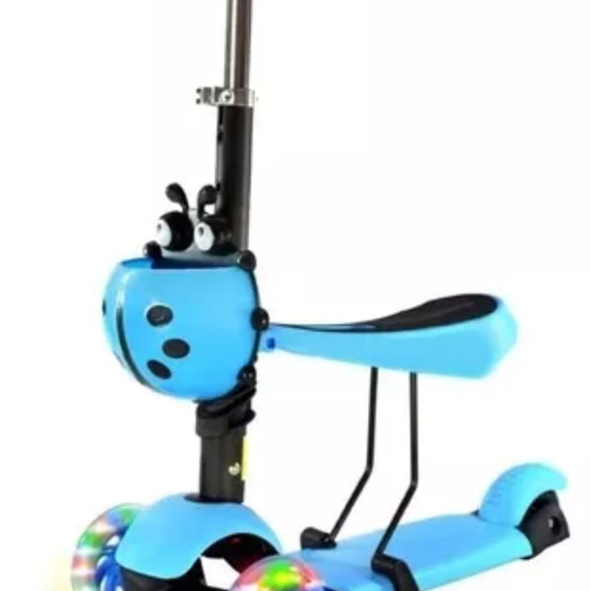 GENERICO - SCOOTER MONOPATIN 3 EN 1 AJUSTABLE CHINITA / COLOR CELESTE