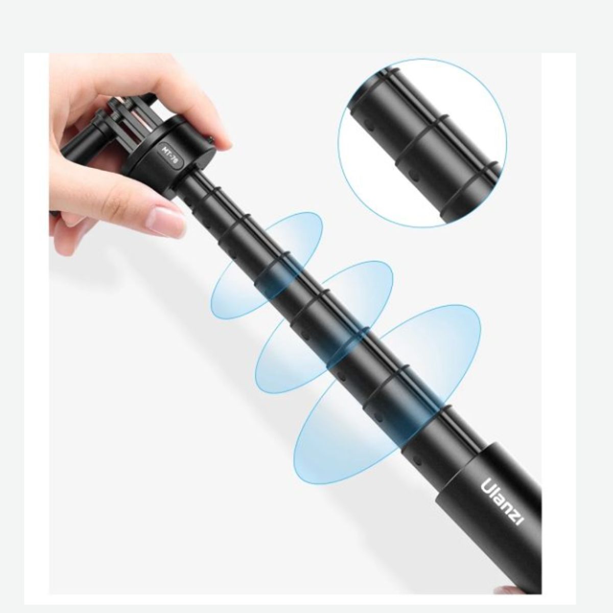 ULANZI - MONÓPODO ULANZI GO QUICK II DE 1,54 M PARA GOPRO