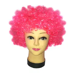 GENERICO - PELUCA AFRO 100GR FUCSIA X1 UNI