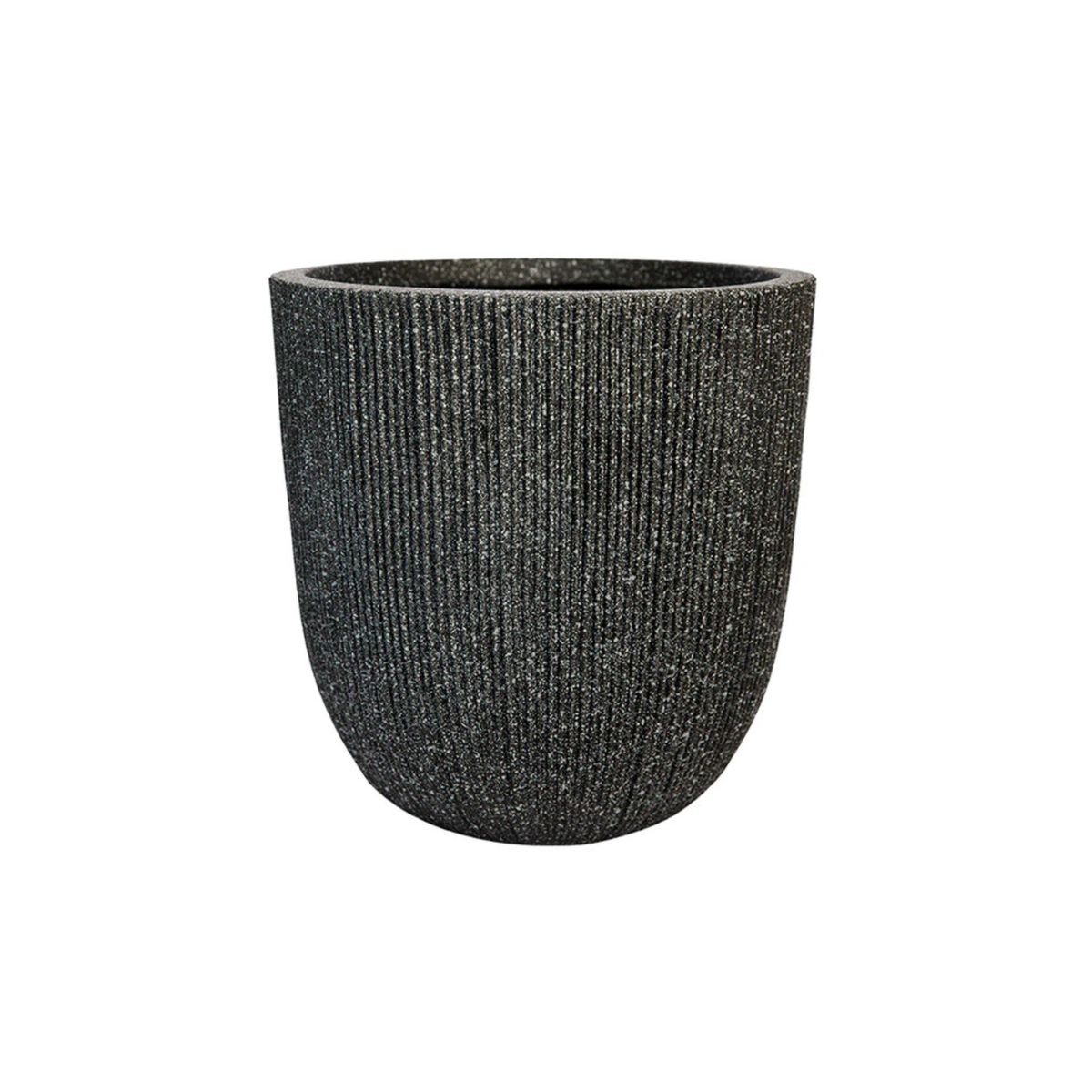 VADELL - Macetero Ovalado  Negro