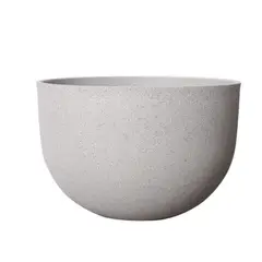 VADELL - Macetero Redondo L Color Crema