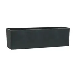 VADELL - Macetero Regtangular L Color Negro