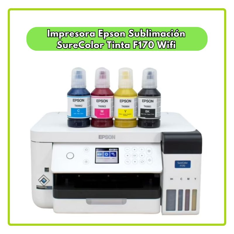 EPSON - Impresora Epson para Sublimación SureColor Tinta F170 Wifi