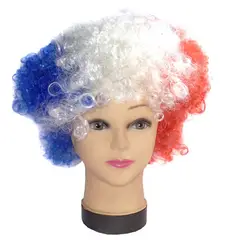 GENERICO - PELUCA AFRO 100GR TRICOLOR X1 UNI