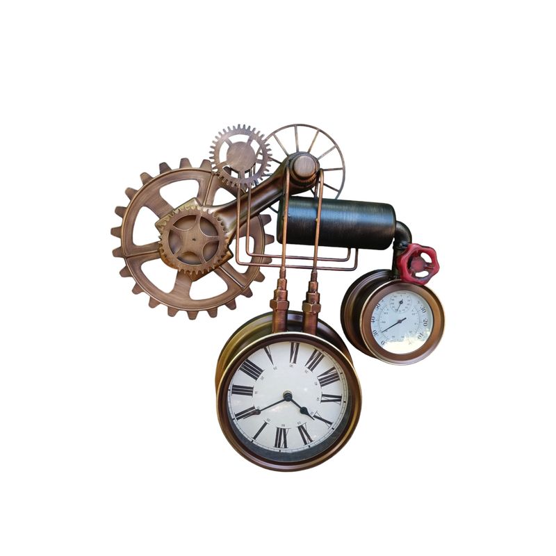 GENERICO - RELOJ PARED MODERNO INDUSTRIAL CAÑERIAS