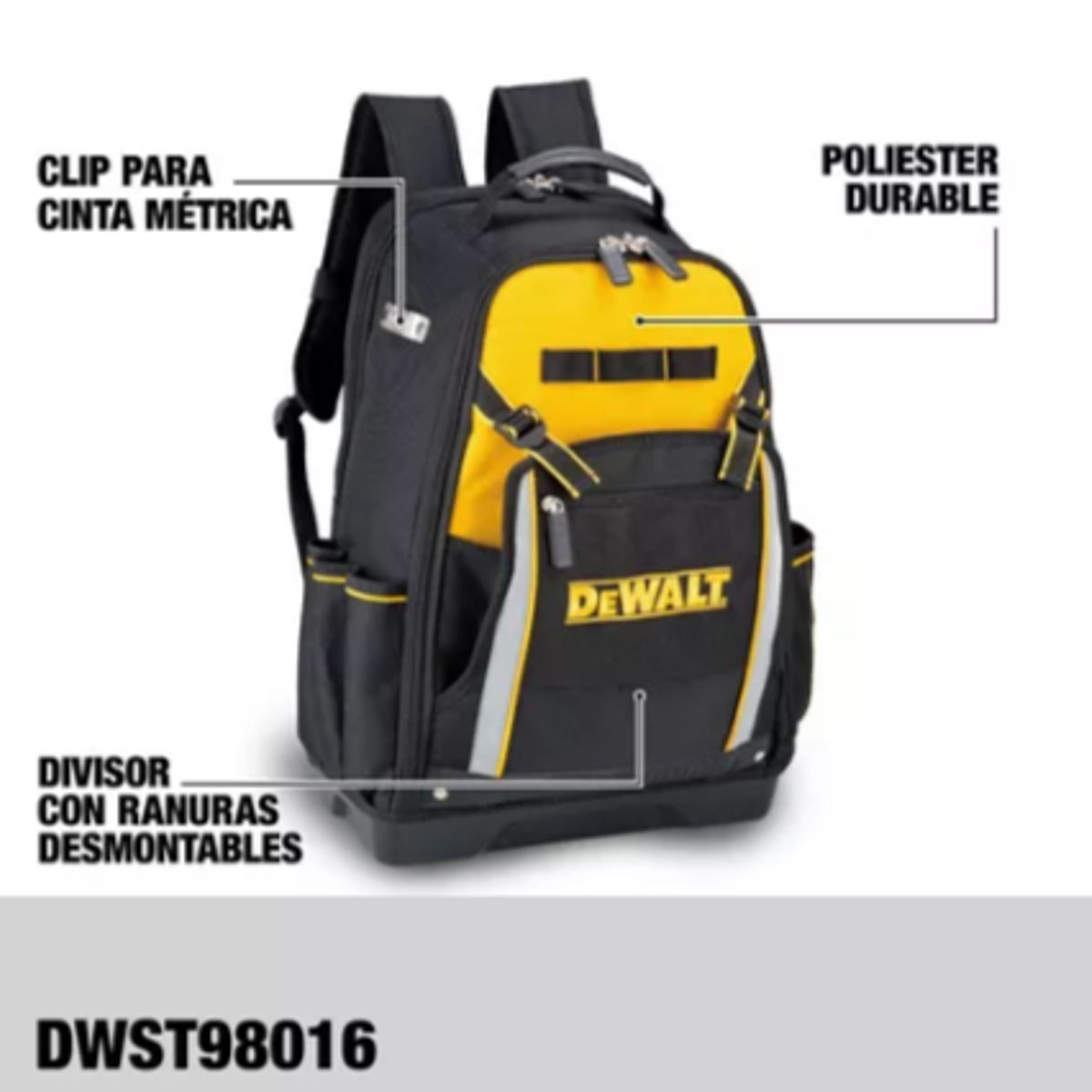 DEWALT - Mochila Backpack Para Herramientas Dewalt