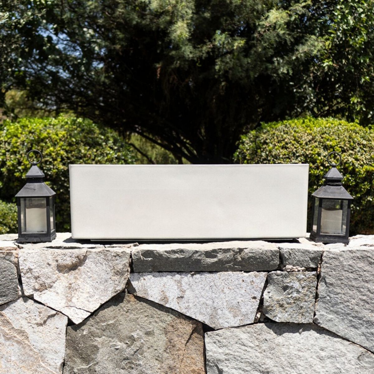 VADELL - Macetero Regtangular L Color Crema