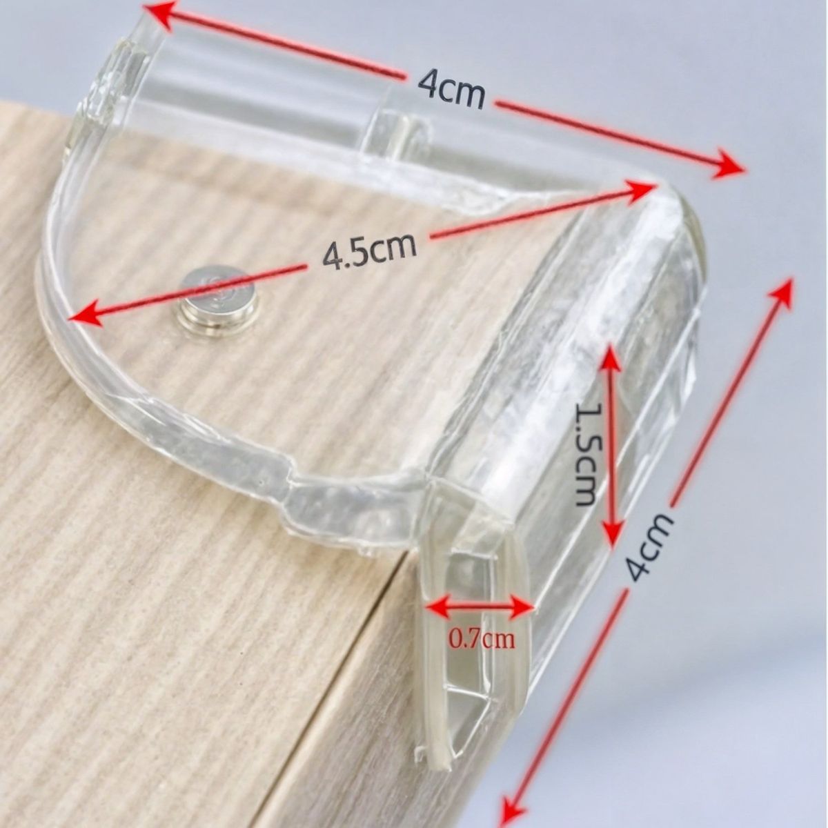 GENERICO - 2 Set Protector de esquinas protector antigolpes esquinero