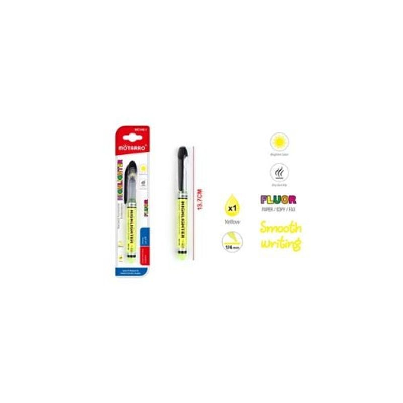 GENERICO - Marcador Liquido Flúor Amarillo 13 7 Cm