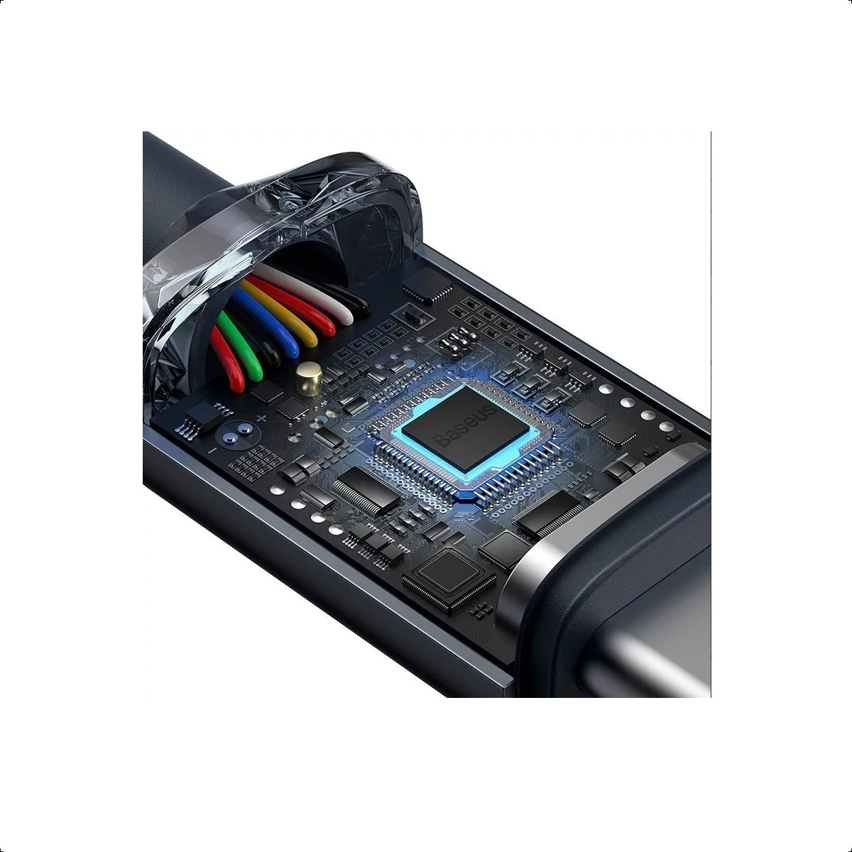 GENERICO - Cable Baseus Usb A C Carga Rapida 100w 12m Epa Color Azul