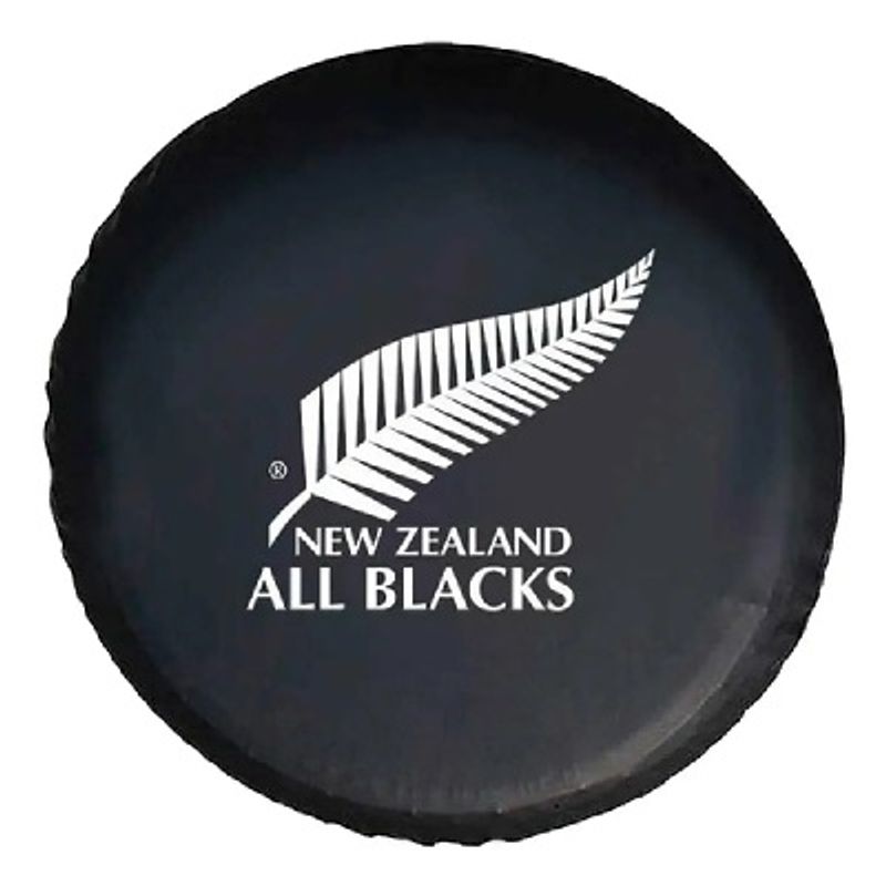 GENERICO - CUBRE RUEDA NEUMATICO ECO CUERO ALL BLACKS ARO 16