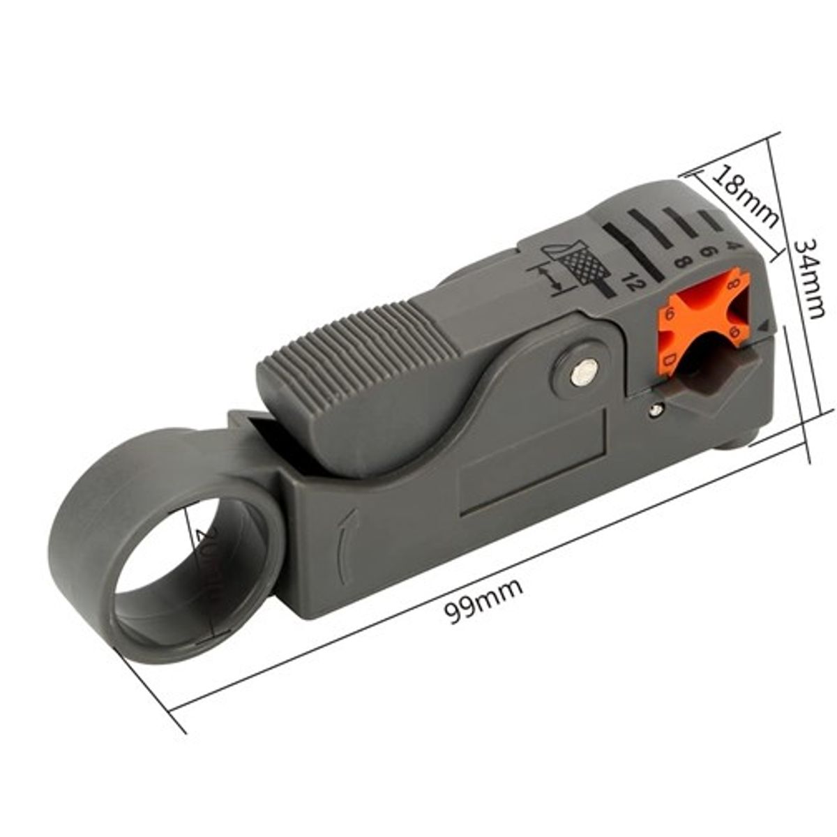 GENERICO - Pelador Cable Coaxial Rg6 Rg59 Rg58