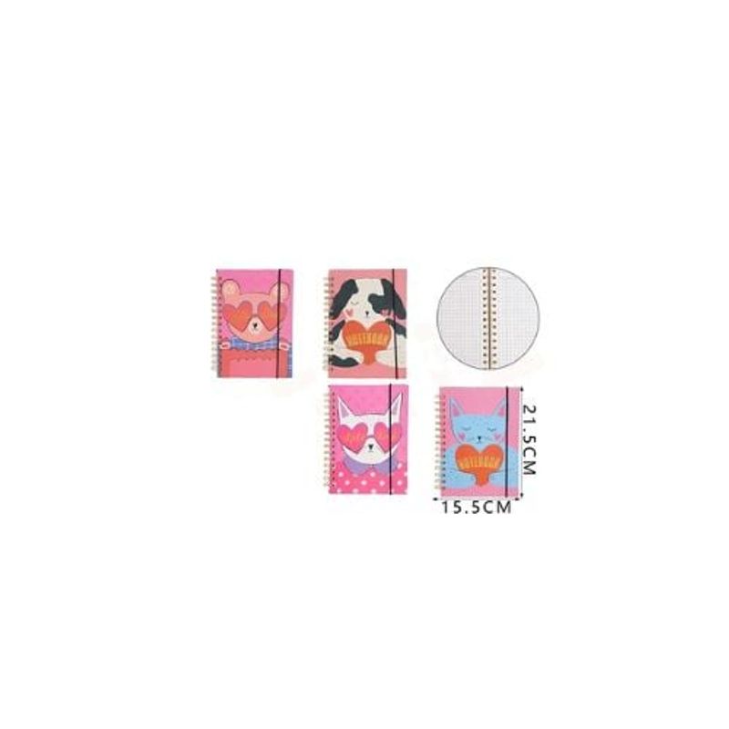 GENERICO - Libreta Mascotas 100 Hojas 7 7mm