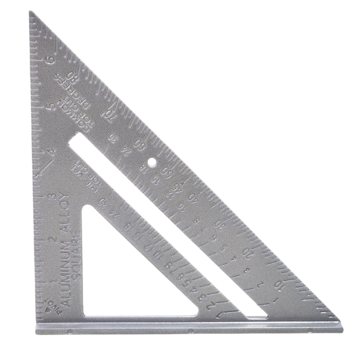 GENERICO - Escuadra Metálica Triangular 7" Aluminio 10563