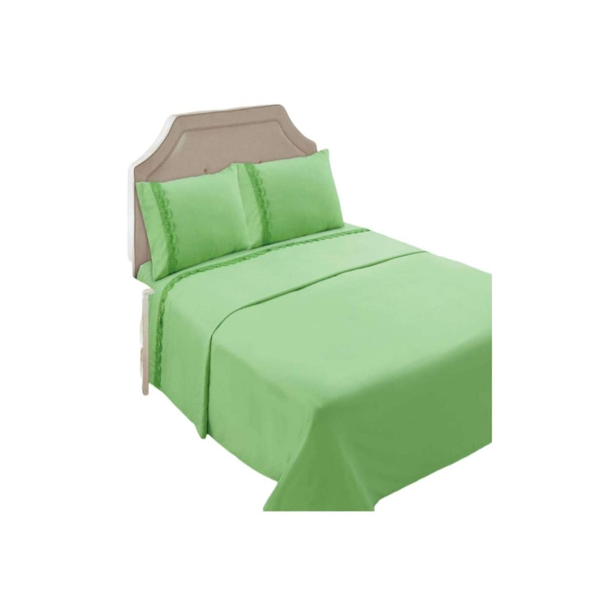 GENERICO - SABANAS 144 HILOS KING VERDE