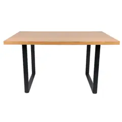 PANDALINO - Mesa Rectangular Ámbar Claro 160X90 - Estilo Industrial