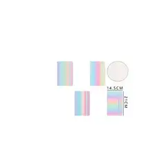 GENERICO - Libreta Degrade Multicolor 21 14 5 Cm