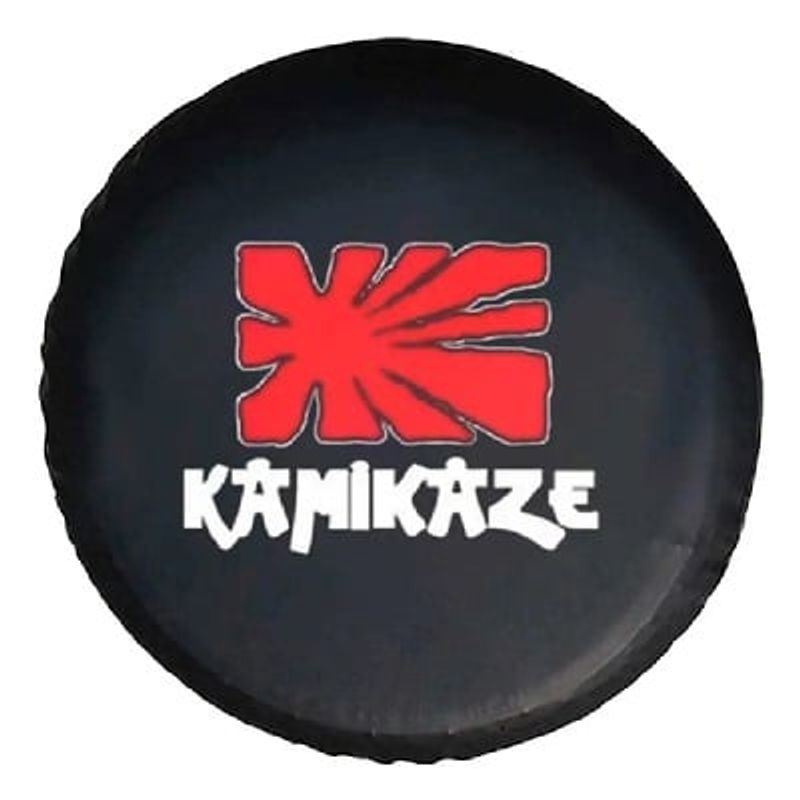 GENERICO - CUBRE RUEDA NEUMATICO ECO CUERO KAMIKAZE ARO 15