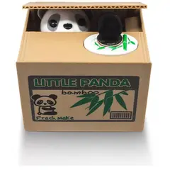 GENERICO - Juguete Alcancía Panda Ladrón De Monedas de Baterías