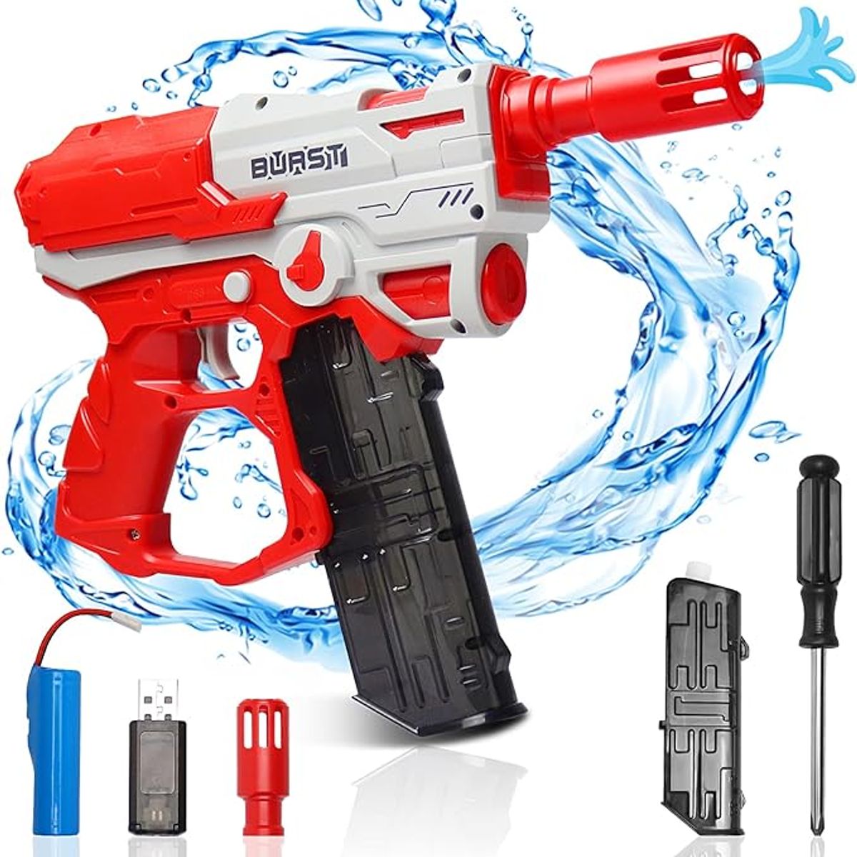 GENERICO - Pistola De Agua Electrica Glock Buast Agua Verano Niños