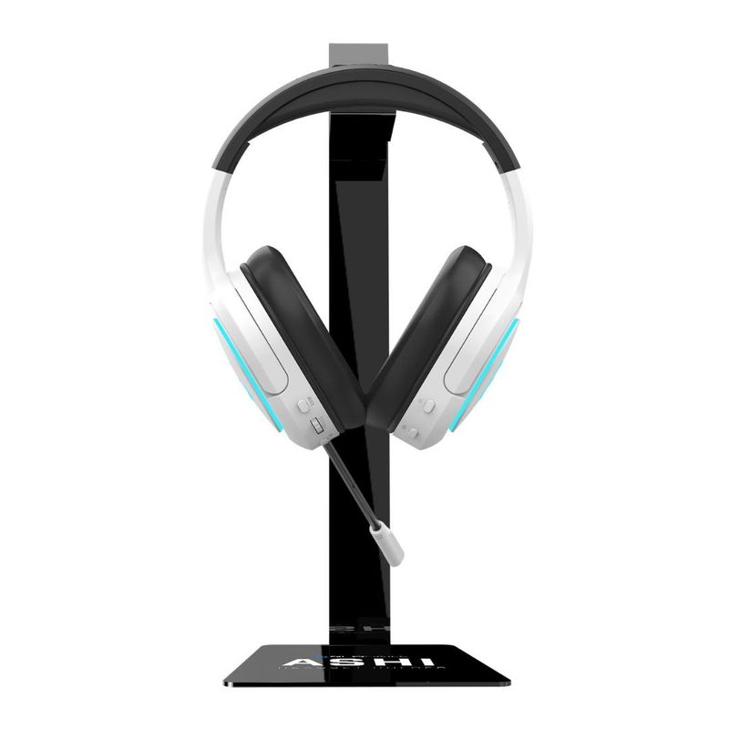 NEWSKILL - Pack Soporte Auriculares Ashi + Audifono Inalambrico Scylla Ivory