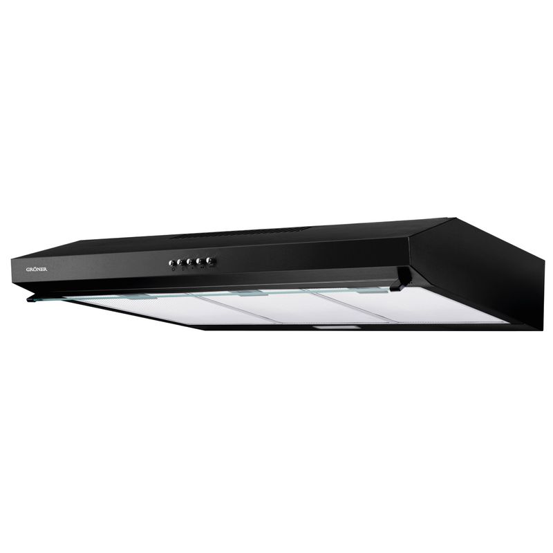 GRONER - Campana de Cocina Gröner Black 90cm - 450 m3/h