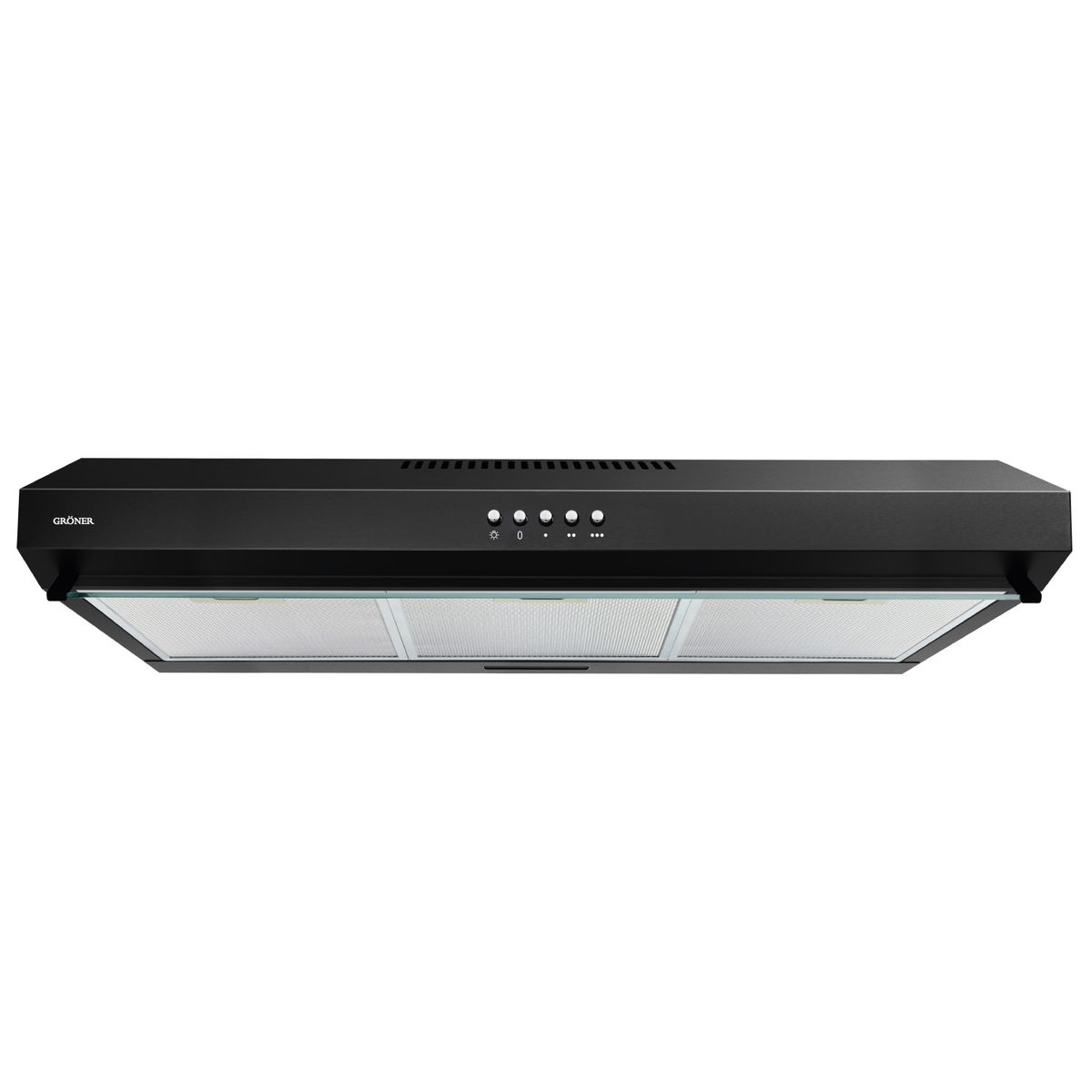 GRONER - Campana de Cocina Gröner Black 90cm - 450 m3/h