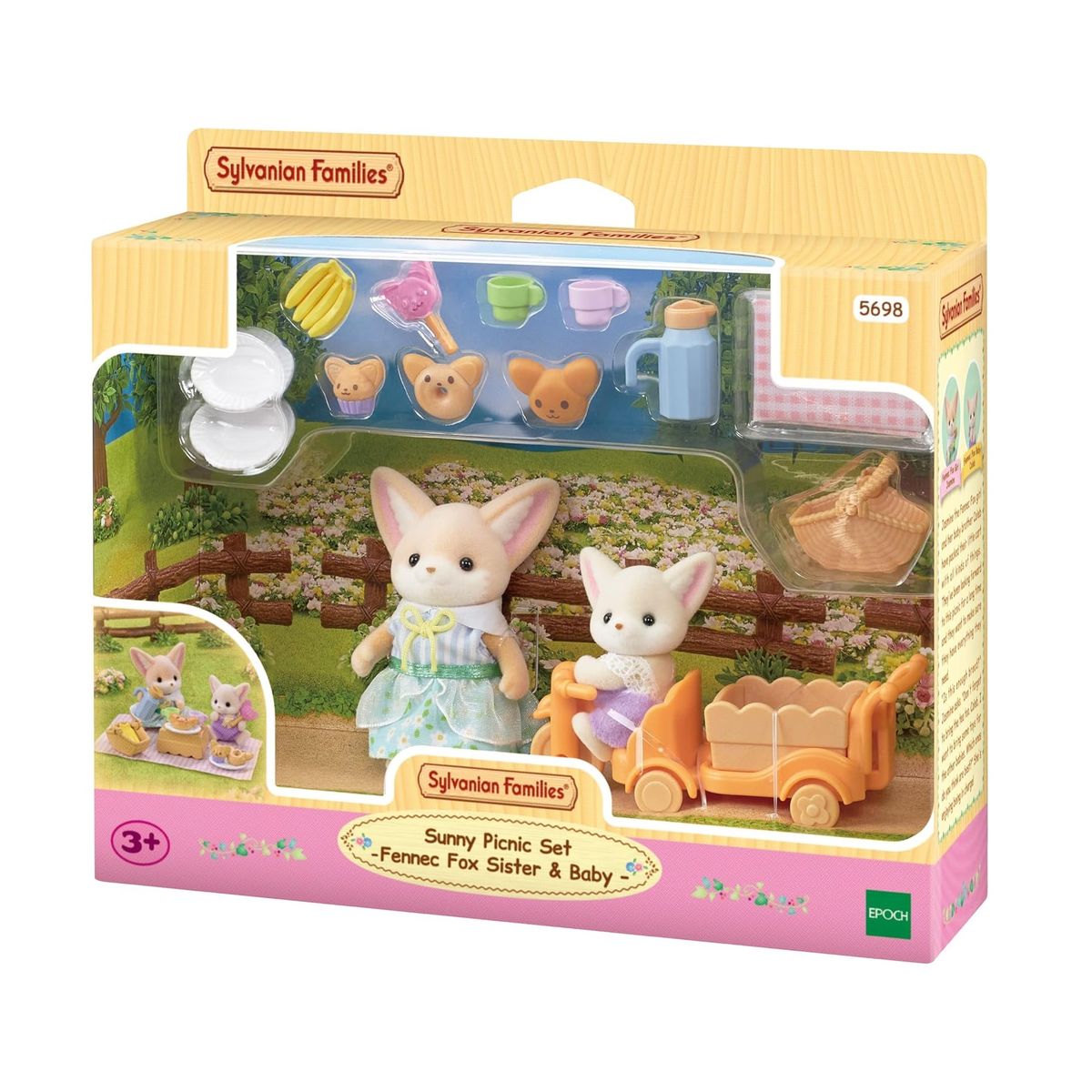 SYLVANIAN FAMILIES - Set Picnic Zorros Del Desierto 5698 Sylvanian Families