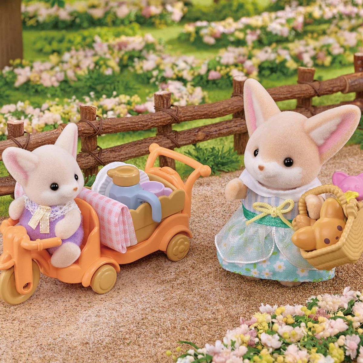 SYLVANIAN FAMILIES - Set Picnic Zorros Del Desierto 5698 Sylvanian Families