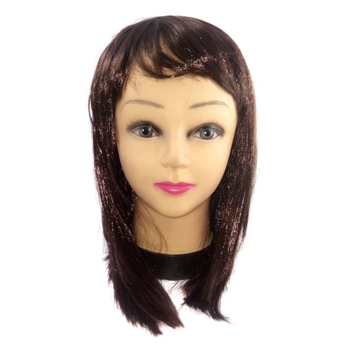 GENERICO - PELUCA MEDIANA 43CM 160GR CAF X1 UNI